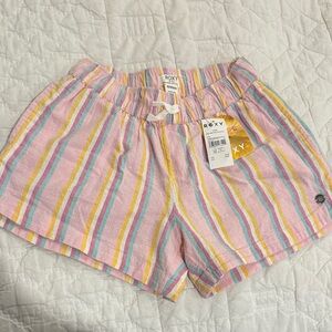 Roxy Kids Multicolor Striped Shorts